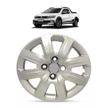Imagem de Calota Aro 14 VW Gol Saveiro G2 G3 G4 G5 - GFM, Prata