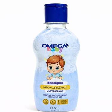 Imagem de Shampoo Omega Baby Menino 200ml Limpeza Suave Infantil