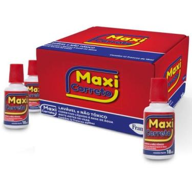 Imagem de Corretivo Maxi Correto 18ML Caixa com 12 - Frama