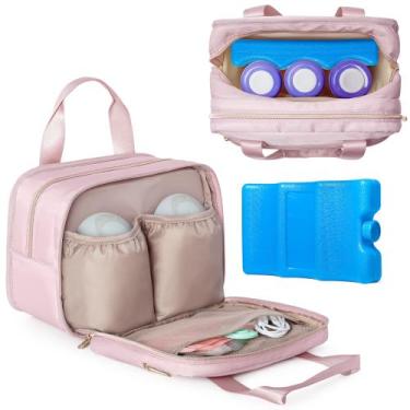 Imagem de Bolsa de leite vestível Fasrom com refrigerador para Momcozy, Medela