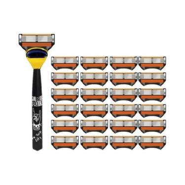 Imagem de Barbeador Manual Masculino De Aço Inoxidável De Alta Qualidade Com Cab