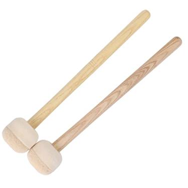 Imagem de Conjunto de martelos de bateria, acessório de martelos de bateria de feltro 2 peças para tocar