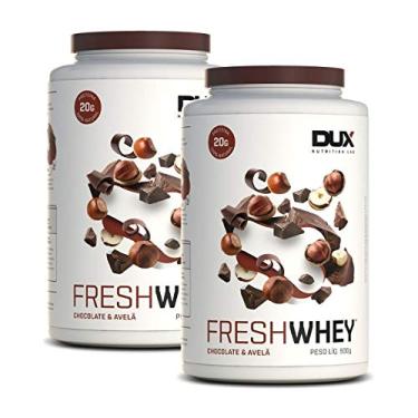 Imagem de KIt 2x Fresh Whey 900g - DUX Sabor Chocolate C/Avelã
