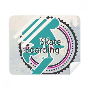 Imagem de Pano de limpeza de tela para atletas de snowboard, 2 peças, tecido de camurça