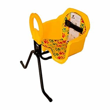 Imagem de Cadeira Bicicleta Dianteira Frontal Cadeirinha Luxo Amarela