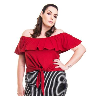 Imagem de Blusa Cigana Com Babado De Amarração