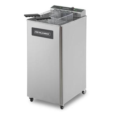Imagem de Fritadeira Elétrica Zona Fria com Pedestal Metalcubas 15 Litros FOE15P 5000W 220V