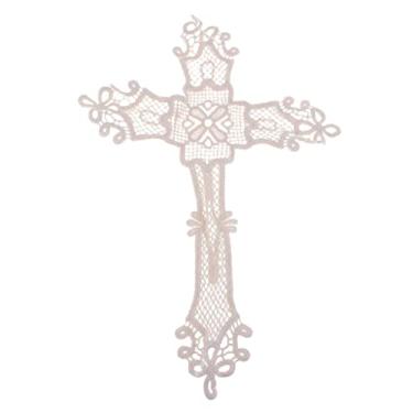 Imagem de kowaku Emblemas de costura para aplicação de motivos cruzados bordados para jeans, jaquetas, roupas