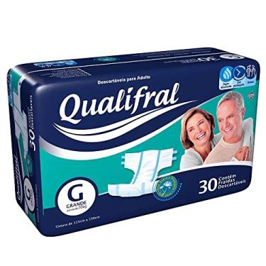 Imagem de Fralda Geriátrica Qualifral Econômico G 30 Unidades