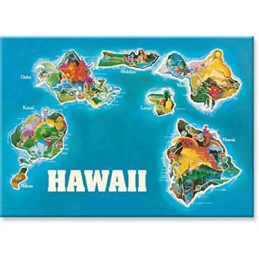 Imagem de Imã de geladeira colecionável de arte havaiana - Havaí