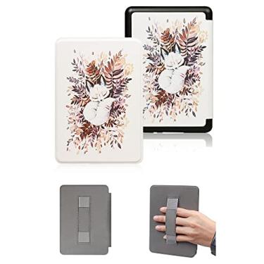 Imagem de Capa durável para o Kindle de 11ª geração a ser lançado em 2022, capa à prova d'água com função de despertar e dormir automática e alça de mão
