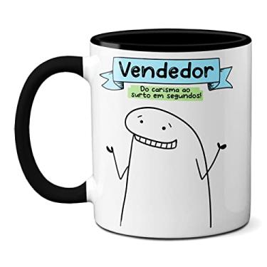 Imagem de Caneca Vendedor Posso Ajudar? Só Estou Dando Uma Olhadinha (Preta)