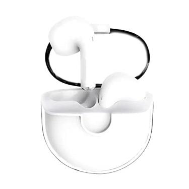 Imagem de Fones de Ouvido Sem Fio Verdadeiros, Fones de Ouvido BT Com Estojo de Carregamento Sem Fio, Fones de Ouvido Estéreo Ergonômicos Com Redução de Ruído à Prova D'água para Esportes (M6mini)