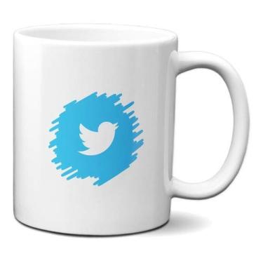 Imagem de Caneca Presente Criativo Social Media Marketing Twitter