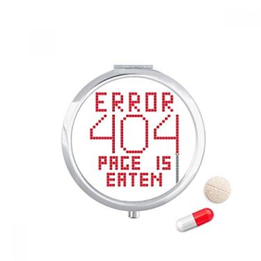 Imagem de Programador 404 Error Page is Eaten Pill Case Pocket Medicine Storage Box Dispenser Recipiente