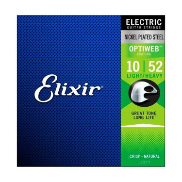 Imagem de Encordoamento Híbrido Guitarra .010 - .052 Elixir Optiweb