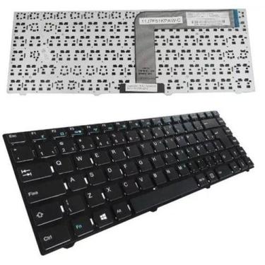 Imagem de Teclado Para Notebook Cce Ultra Thin U25 U45w N325 Abnt2 - Keyboard