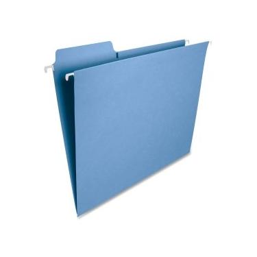 Imagem de Smead 64099 Pastas De Arquivo Suspensas Fastab Carta Azul 20/Caixa Azul