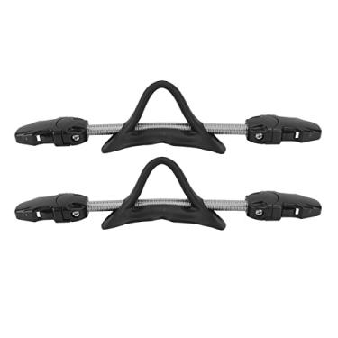 Imagem de QANYEGN Correia De Barbatana De Mergulho, Cinta De Nadadeiras De Barbatana Regulável, Acessórios De Mergulho De Natação, Cinta De Barbatana De Liberação Rápida De Salto Aberto(1+A Buckle)