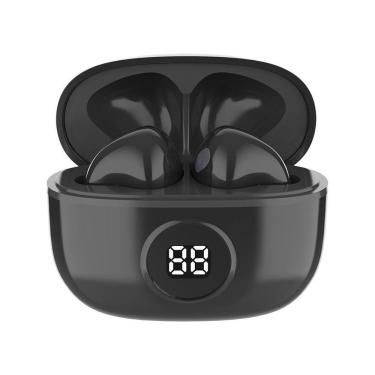 WB Fone de ouvido Bluetooth 5.1 In-ear sem fio Gamer Sentinel TWS Preto com  luzes de LED, modo jogo, som 360° e Super Bass, 20 horas de bateria,  proteção IPX4 e controle