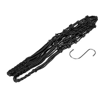 Imagem de Saco de rede para alimentação de aves, material durável Comedouro suspenso para galinhas Crescimento favorável para alimentação de aves(Preto)