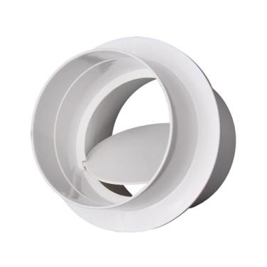 Imagem de Generic Tubo bloqueador de exaustão ventilador portátil multiuso simples de usar à prova de vazamento backdraft amortecedor para banheiro casa exaustor, 120mm