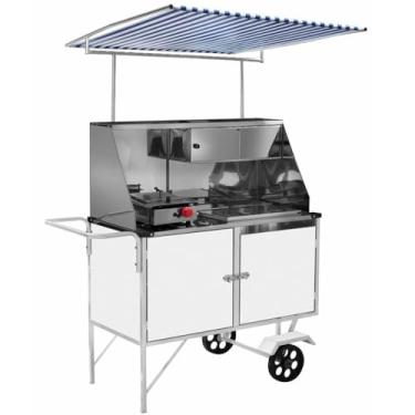 Imagem de Carrinho de Cachorro Quente Luxo com Toldo Bl09m/t Cefaz