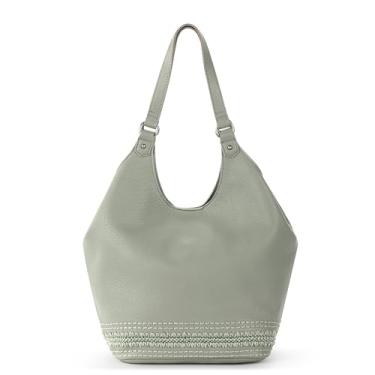 Imagem de The Sak Roma Shopper em couro, alças duplas de ombro, Meadow, Prado, Medium