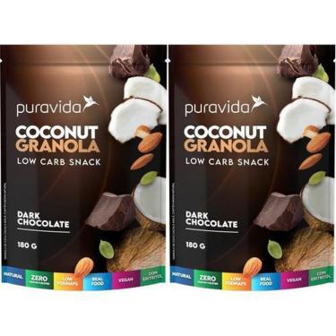 Imagem de Granola Coconut Dark Chocolate 2 X 180g Puravida-Unissex