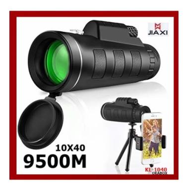 Imagem de monóculo Luneta 9500 Metros Tripé celular 10x40 9500 Metros