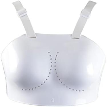 Imagem de Protetor de peito de esgrima para homens e mulheres, equipamento de treinamento de esgrima, proteção de peito de esgrima para competição de esgrima/treinamento de esgrima, mulheres, M