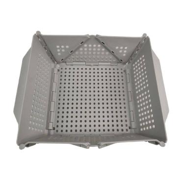 Imagem de Cesta Secar Frutas Verduras Vegetais Dobravel Lava Escorre Drena Alimentos Louças Objetos Organizador Lava Escorre