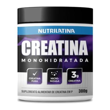 Imagem de Nutrilatina, Suplemento Creatina Pura Monohidratada 300g | Nutrilatina