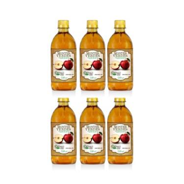 Imagem de Kit 6 Vinagre De Maçã Orgânico Montes Verdes 530ml