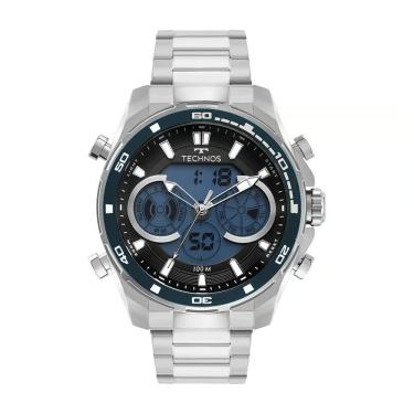Imagem de Relógio Technos Masculino Ts Digiana Prata - Bj3530Af/1A