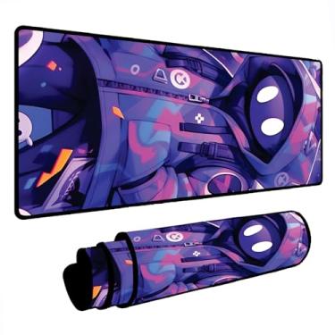 Imagem de Novo Mouse Pad Gamer Deskpad Speed Extra Grande Borda Costurada Profissional Varios Tamanhos- Boneco DJ (70x30)