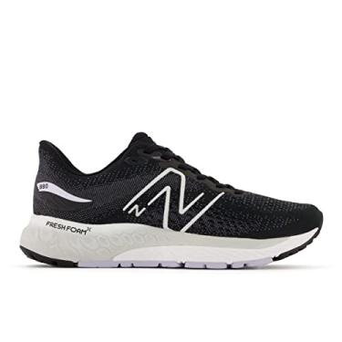 Imagem de New Balance T nis de corrida feminino Fresh Foam X 880 V12, Preto/Violeta Haze, 12 Wide
