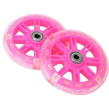 Imagem de Rodas de treinamento para bicicletas de 61 a 66 cm - Rodas de suporte para crianças com suporte para bicicletas de 30 a 5 cm (rosa)
