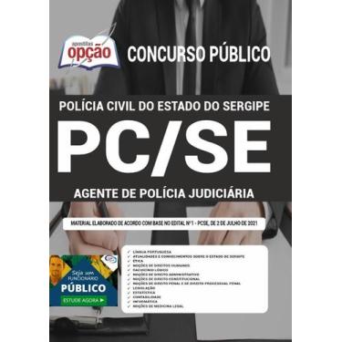 Imagem de Apostila Pc Se - Agente De Polícia Judiciária - Apostilas Opção