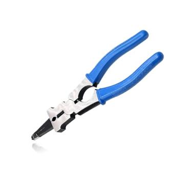 Imagem de Ohleats Alicate de soldagem MIG de 20 cm, alicate multifuncional de soldagem de aço carbono com alça isolada, alicate de corte de fio antiderrapante para raspar fio de desenho e respingos, acessórios