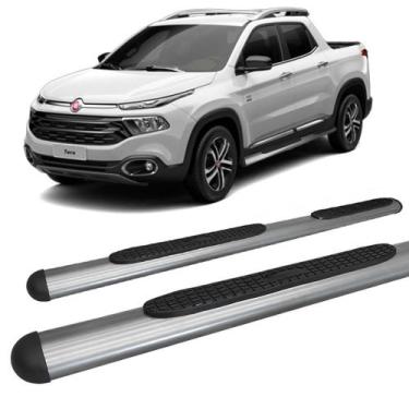 Imagem de Estribo Oval oblongo Grafite Fiat Toro 2016 a 2020 - HOZZ