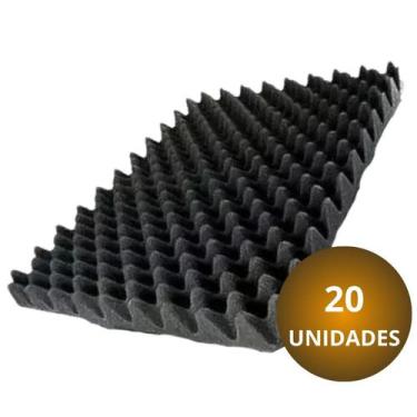 Imagem de Kit 20 Und Espumas Isolante Acústico de Ruídos Barulhos Sons - "N/A"
