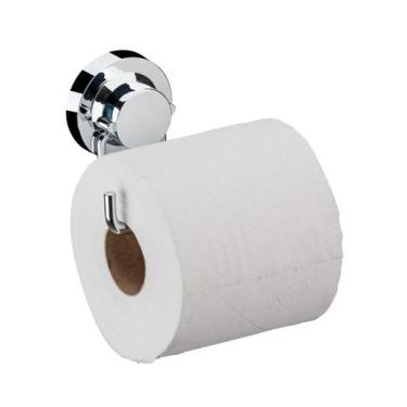 Imagem de Suporte Porta Papel Higiênico Com Ventosa Banheiro Cromado - 4055 Futu