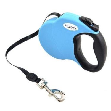 Imagem de Guia Retrátil Para Cães The Pets Flexx Mini 3M/4M/5M, Azul, MINI - 5kg