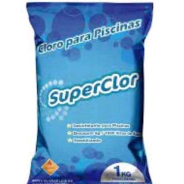 Imagem de Cloro Tripla Ação pacote 01 KILO CADA SUPERCLOR  - CLOR-UP