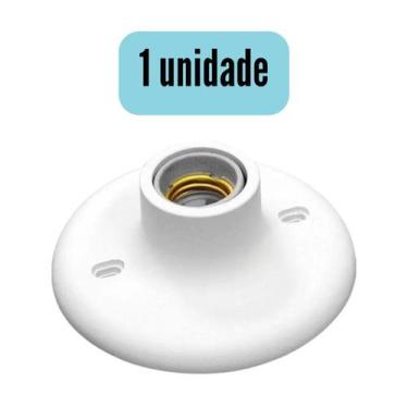 Imagem de Plafon Pop ''tapa Buraco'' Bocal Cerâmico E27 Soquete - Prismatec, Bra