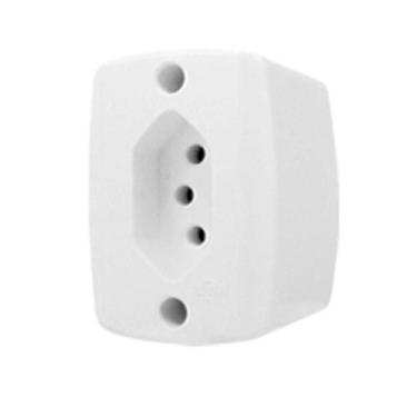 Imagem de Tomada Ilumi Sobrepor Retangular Bipolar 20A 250V