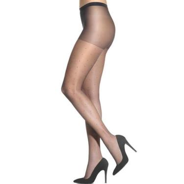 Imagem de Meia-Calça Loba Lupo 05687-001 Poá, GG/EG, Carbono