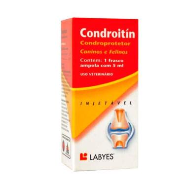 Imagem de Condroitin Injetável 5ml Labyes Condroprotetor Cães Gatos