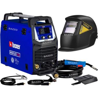 Imagem de Maquina De Solda Inversora Mig 160 Bivolt Boxer Migflex160bv Tig Mma M